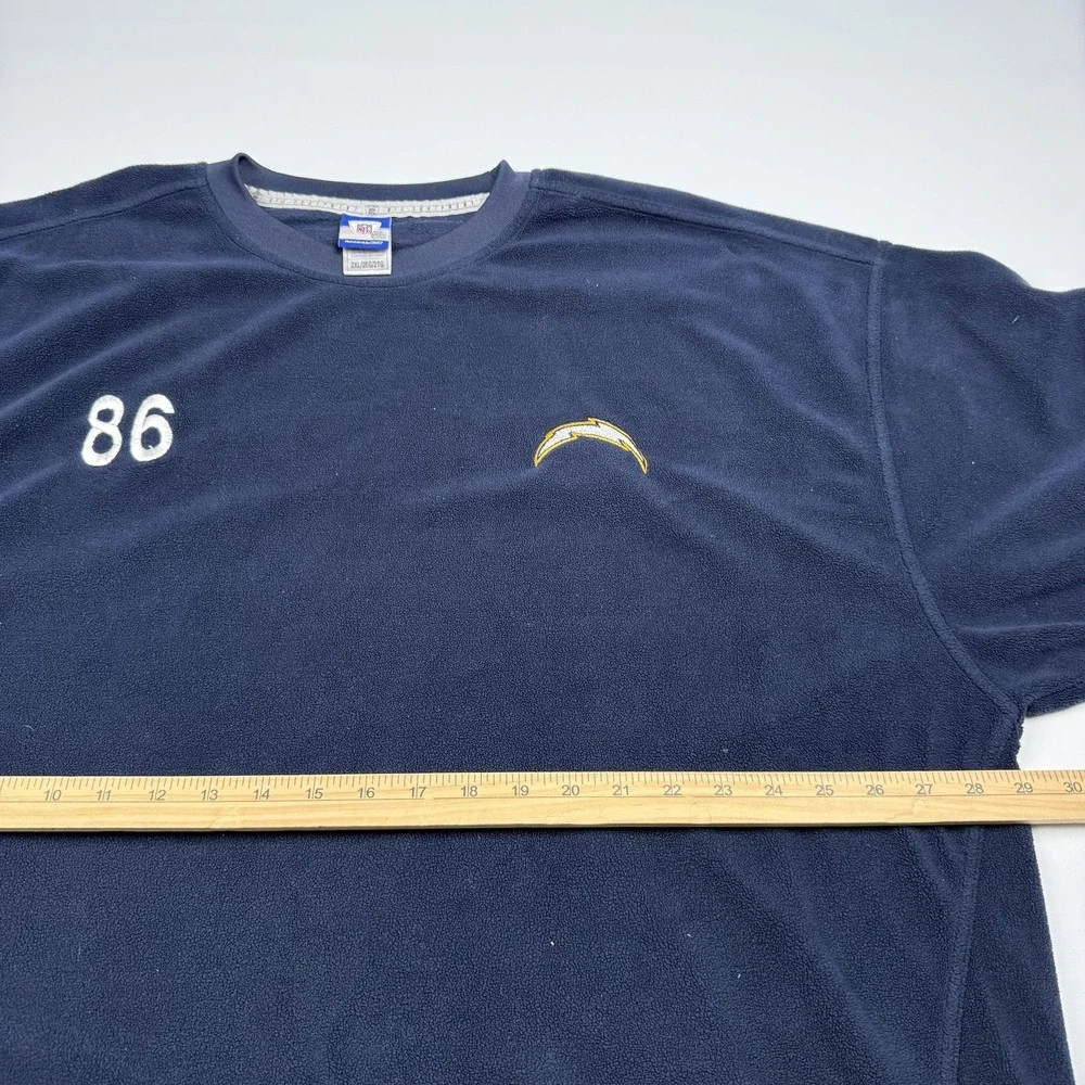 San Diego Chargers Reebok Team Fleece Pullover Player Worn Issue Vincent Brown